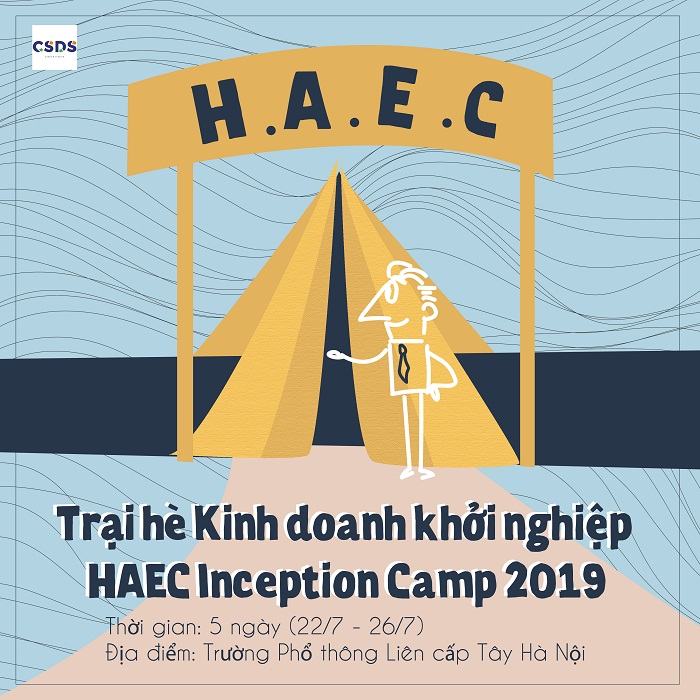 HAEC Inception Camp 2019 – Sân chơi khởi nghiệp dành cho học sinh